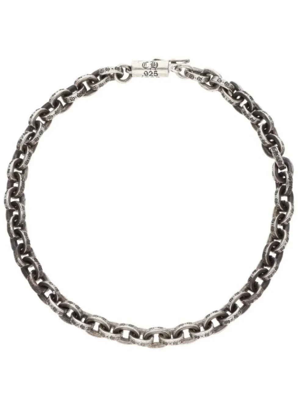 Chrome Hearts Paper Chain Silver Bracelet